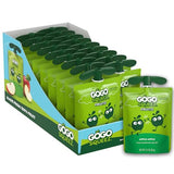 GoGo squeeZ No Sugar Added Applesauce and Fruit Puree, Apple Apple, 3.2 oz Pouches (Pack of 18), Fruit Snacks for Kids, Gluten Free, Nut Free