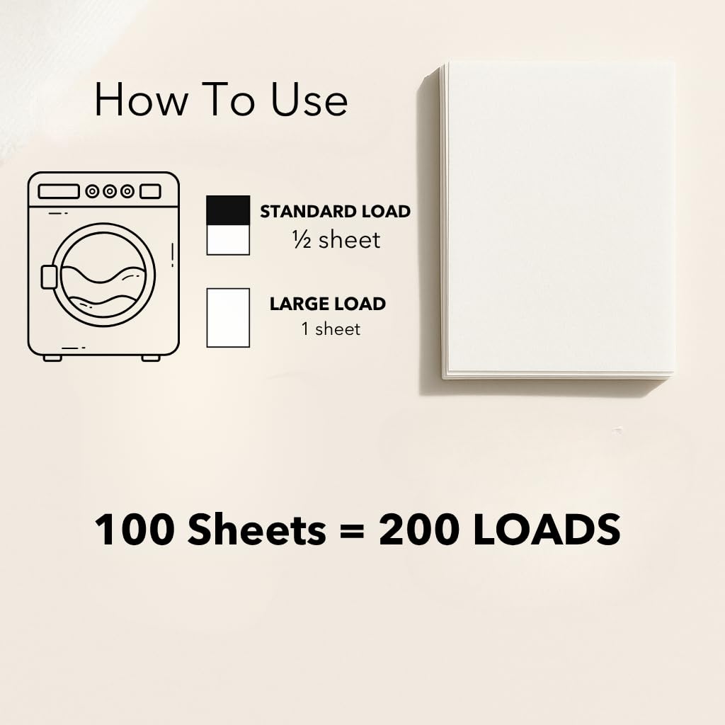Hook'd Scent Laundry Detergent Sheets, Lavender, Plant-Based, Hypoallergenic, Zero-Mess Formula, 200 Loads, Eco-Friendly (Lavender)