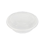 Restaurantware Asporto 16 Ounce To Go Boxes 100 Microwavable Take Out Food Containers - Clear Plastic Lids Included Do Not Contain BPA White Plastic