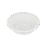 Restaurantware Asporto 16 Ounce To Go Boxes 100 Microwavable Take Out Food Containers - Clear Plastic Lids Included Do Not Contain BPA White Plastic