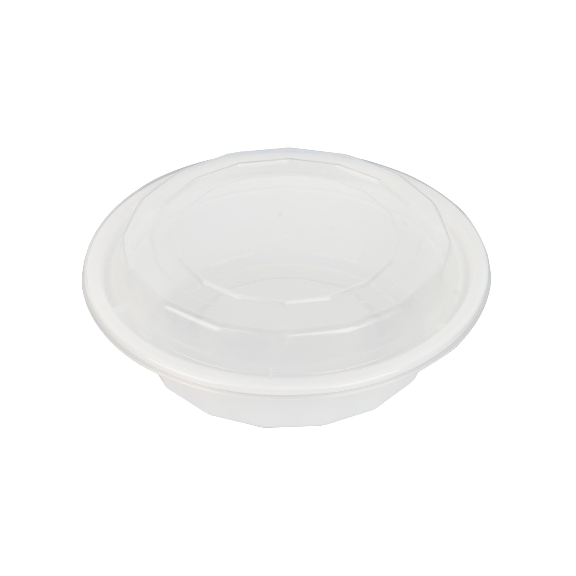Restaurantware Asporto 16 Ounce To Go Boxes 100 Microwavable Take Out Food Containers - Clear Plastic Lids Included Do Not Contain BPA White Plastic
