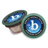 beaniac Organic Kickstarter Colombian, Medium Light Roast, Single Serve Compostable K Cup Coffee Pods, Organic Arabica Coffee, Keurig Brewer