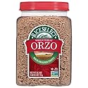 RiceSelect Whole Wheat Orzo Rice-Shaped Pasta, Non-GMO, Vegan, 1.66 Pound (Pack of 1)