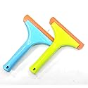 Super Flexible Silicone Squeegee, Water Blade, Water Wiper Shower, for r Car Windshi,ELD, Window, Mirror, Glass Door, Blue and Green
