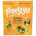 Freestyle Snacks, Olives Green Lemon Garlic, 4 Ounce