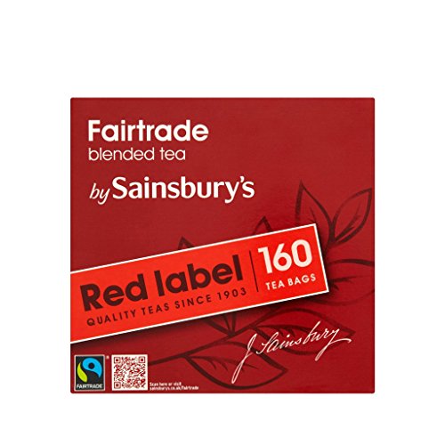 Sainsbury's Red Label Back Tea | 160 Teabags | Fairtrade Tea from England