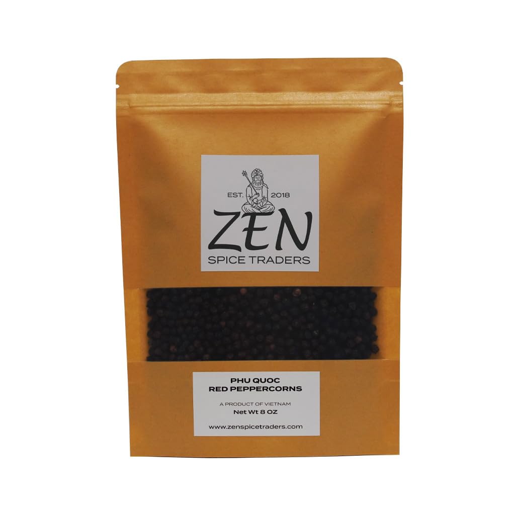 Organic Phú Qu?c Red Peppercorns - Vietnam 8oz