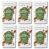 Purely Sprouted Garden Herb Snack Mix: Vegan, Gluten-Free, and Non-GMO Blend for a Healthy Crunch! (4 oz, 6 pack)