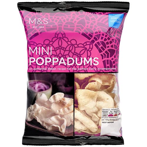 Marks and Spencer Mini Poppadoms 50g