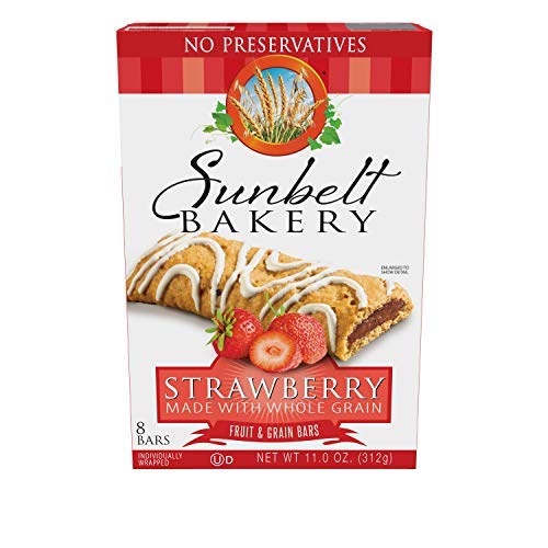 Sunbelt Bakery Fruit & Grain Cereal Bars, 4 Flavor Variety Pack, No Preservatives (32 Bars),8 Count (Pack of 4)