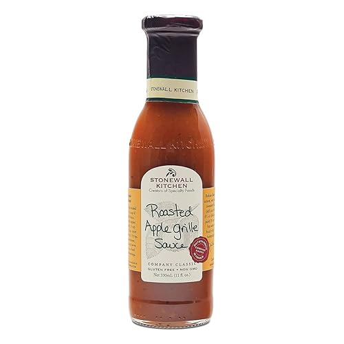 Stonewall Kitchen Roasted Apple Grille Sauce, 11 Ounces