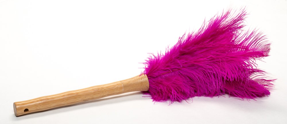AVIAN COLOR FEATHER DUSTER. (Hot Pink)