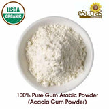Gum Arabic Powder, USDA Organic | 8 oz. Easy use Bag | Gum Acacia Use as Food emulsifier thickener or DIY Watercolors