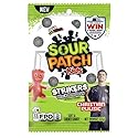 Sour Patch Strikers Black Raspberry Soft & Chewy Candy, 6.7 oz Each, Pack of 12, Sweet & Sour Candy Bulk