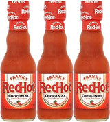 Frank's Red Hot Cayenne Pepper Sauce, 5oz Glass Bottle (Pack of 3, Total of 15 Oz)