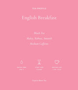 Art of Tea | Organic English Breakfast Tea | 50 Pyramid Tea Bag Sachet Bulk Box