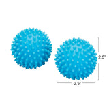 Household Essentials Soft Dryer Balls, 2.5" Diameter, Blue, Set of 2
