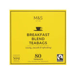 M&S Marks and Spencer, Breakfast Blend 80 Tea Bags (1 Pack) NEW - USA Stock