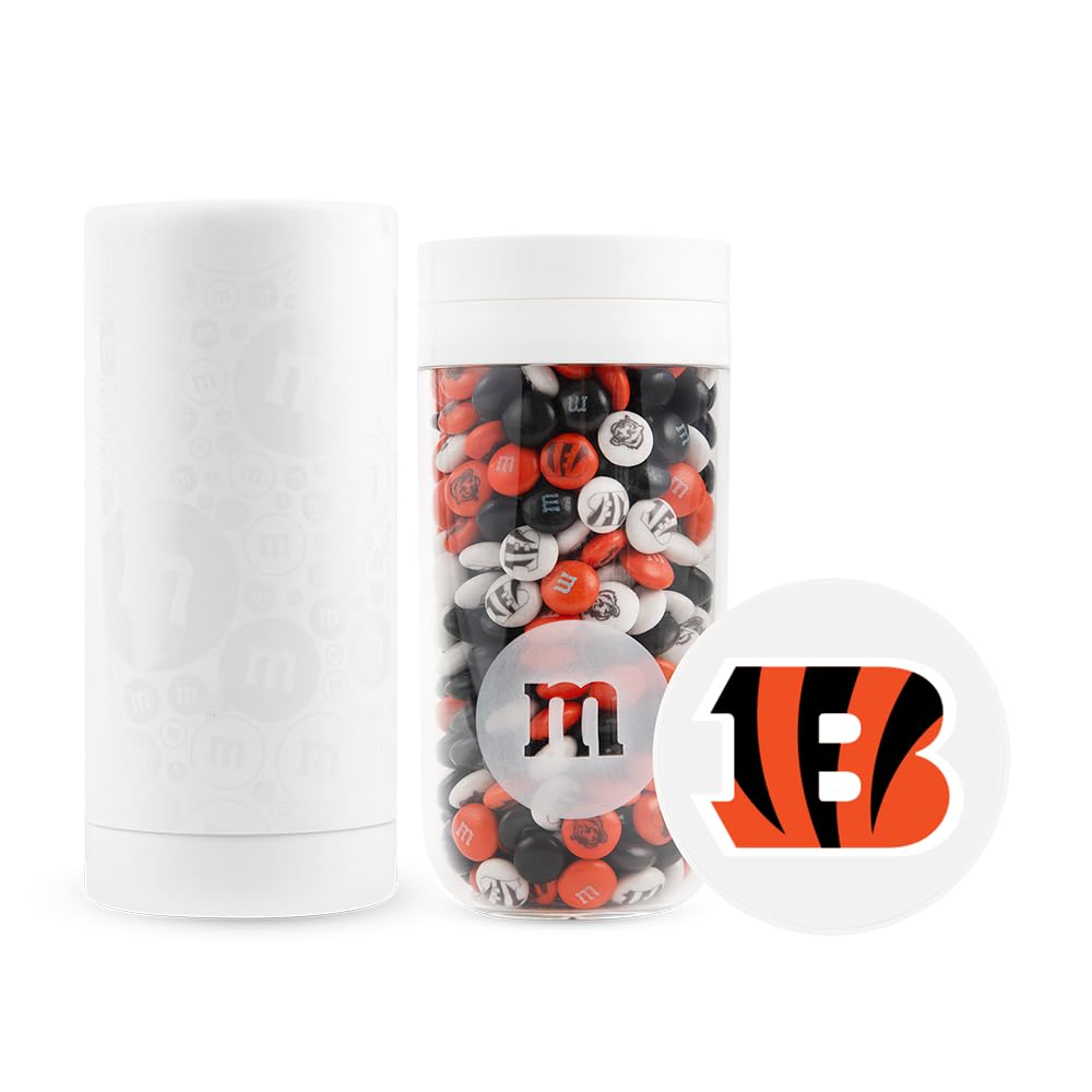 M&M'S NFL Cincinnati Bengals Milk Chocolate Gift Jar, 12.7 oz