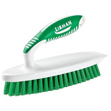 Libman Easy Grip Scrub Brush | Cleaning Brush | Bathroom Scrubber | Carpet Brush | Scrub Brushes for Cleaning | Scraper Edge | Mulit-Purpose Scrub