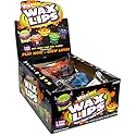 Wack-O-Wax Halloween Assorted Flavor Candy Wax Lips, Box of 24