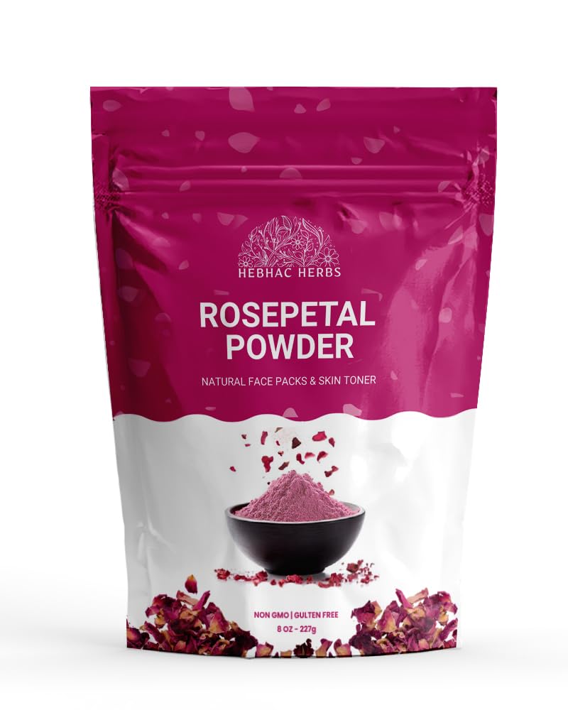 Rose Petal Powder 227g for face 8 oz | Natural Skin Toner | 100% Natural and Pure Rose Petal Powder| Skin Care | Chemical Free| Free from Colours