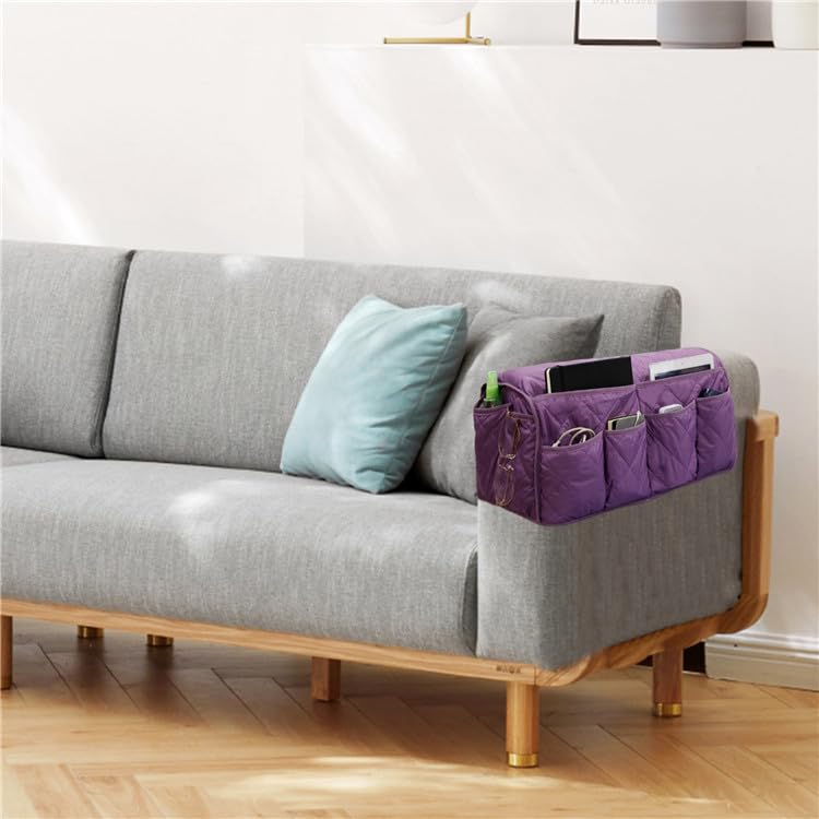 Sofa side storage bag, sofa armrest storage bag, sofa cup holder, home storage bag (coffee)