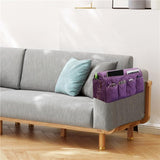 Sofa side storage bag, sofa armrest storage bag, sofa cup holder, home storage bag (coffee)