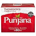Thompsons Punjana Tea Bags 80 per pack - Pack of 6