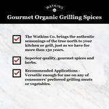 Watkins Organic Grilling Sweet and Savory Rub, Non-GMO, Kosher, 3.6 Oz, 1-Pack