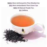 Chixotic Kenyan Purple Tea, Steamed Whole Leaf Loose Leaf Tea, Smooth Low Caffeine Whole Leaf Tea, Antioxidant-Rich Specialty Tea, 60g