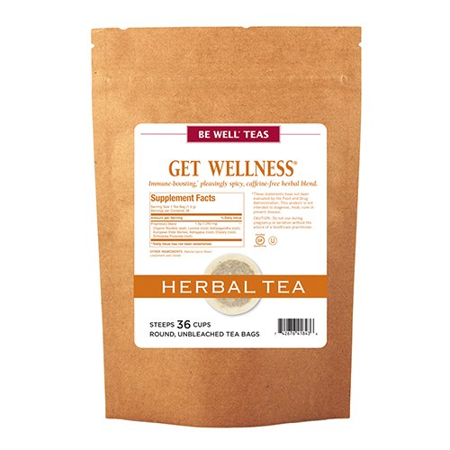 The Republic of Tea Be Well Teas No. 11, Get Wellness Herbal Tea For Immunity, Refill Pack of 36 Tea Bags
