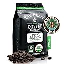 The Bean Organic Coffee Company Water Processed DECAF Le Bean, Dark French Roast, Whole Bean Coffee, 16-Ounce Bag