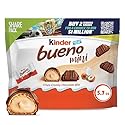Kinder Bueno Mini Chocolate Bites with Crispy Wafer and Hazelnut Cream, Individually Wrapped, Share Pack, 5.7 oz