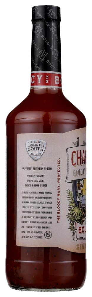Charleston Mix, Cocktail Mix Bloody Mary Bold And Spicy, 32 Fl Oz - PACK OF 2