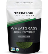Terrasoul Superfoods Organic Wheat Grass Juice Powder, 5 Oz, Grown in Utah, Made from Nutrient Concentrated Juice, Revitalize with Green Nutrition