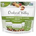 Orchard Valley Harvest Cranberry Almond Cashew Trail Mix, 1 Ounce (Pack of 15), Cranberries, Almonds, Cashews, Trail Mix Individual Packs, Snacks
