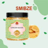 SMIBZE Natural Ginger Slices 100 GM (Pack of 1) SMIBZE