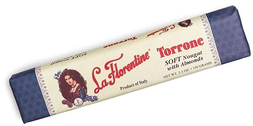 La Florentine - Traditional Italian Torrone [SOFT], (6)- 5.3 oz. Bars