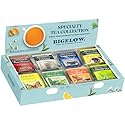 Bigelow Tea Assortment, Green, Black, and Herbal Teas with English Teatime, Constant Comment, Lemon Lift, Earl Grey, Green, Cozy Chamomile, Orange