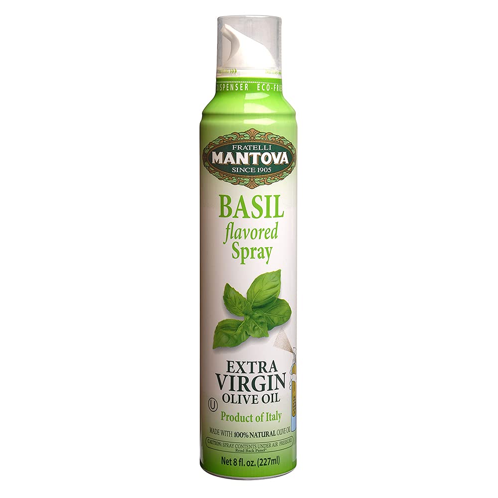 ITALIAN SCENTS Spray Extra Virgin Olive Oil with Basil, Rosemary, Lemon, Orange and Black Pepper (Pack of 4) 8.5 oz each