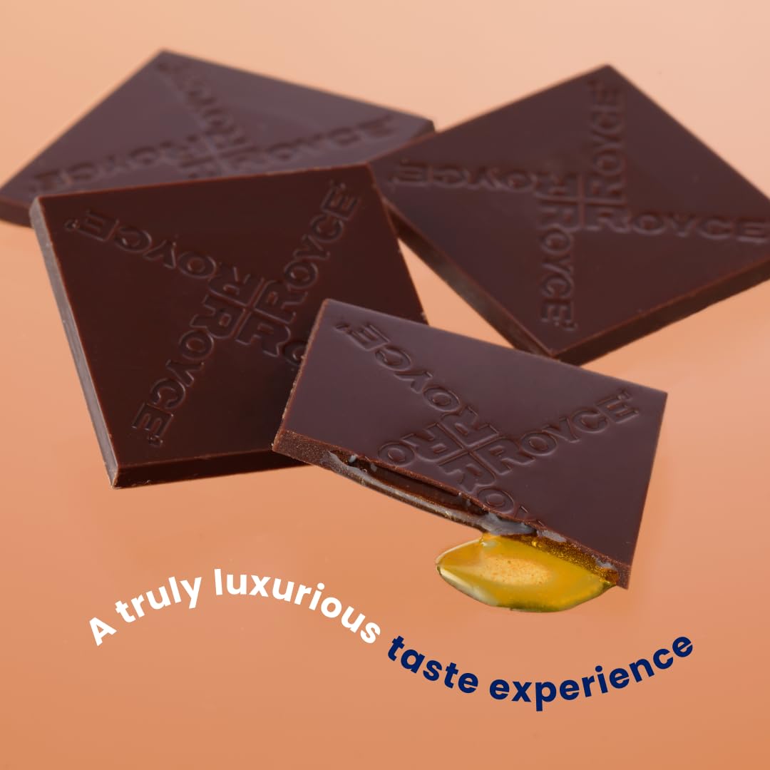 ROYCE Prafeuille Chocolat "Orange"- Milk Chocolates with Orange Filling | Ideal for Dessert Pairing for Enhanced Taste Experience | Japanese Chocolate