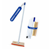 Professor Amos Tampico Brush Floor Scrub Brush with Squeegee 8" Brush 52" Pole