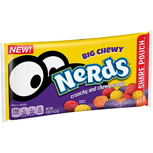 Nerds New Big Chewy Share Pack, 4 Ounce Pouches, 12 Count