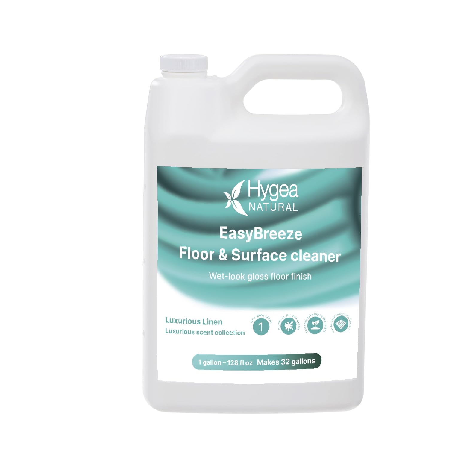 Hygea Natural EasyBreeze pH Neutral All-Purpose Surface Cleaner - Freshly Scented Floor Cleaner with Wet-Look Gloss Finish - Tough on Dirt & Grease