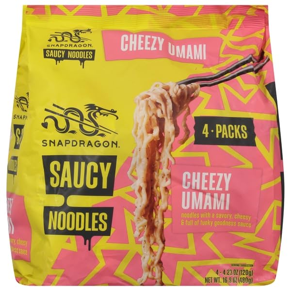 Snapdragon, Cheezy Umami Saucy Noodles, 16.9 Ounce
