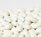 White Jordan Almonds by Its Delish, 10 LBS Bulk | Sugared Almond Nut with Sweet Hard Candy Coating - Bulk Wedding Favors, Bridal and Baby Showers