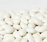 White Jordan Almonds by Its Delish, 10 LBS Bulk | Sugared Almond Nut with Sweet Hard Candy Coating - Bulk Wedding Favors, Bridal and Baby Showers