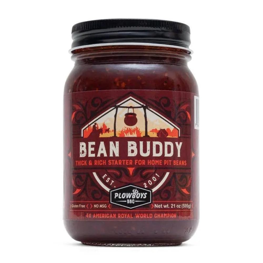 Plowboys BBQ Barbecue Sauce (Bean Buddy - 16 Fl Oz)