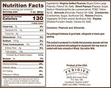 FERIDIES Rt. 58 Dried Fruit and Nut Snack Mix - Virginia Peanuts Trail Mix - 9oz Vacuum Sealed Tin